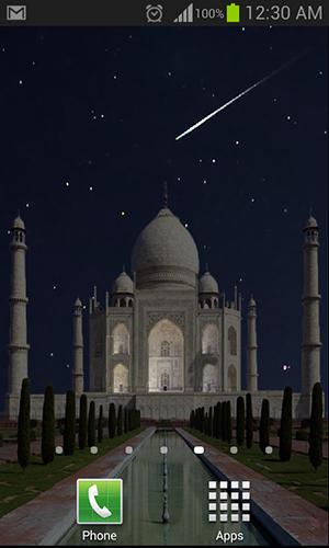 Baixar grátis o papel de parede animado Taj Mahal para celulares e tablets Android.