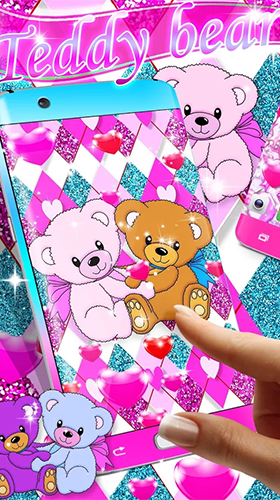 Urso Teddy  - baixar grátis papel de parede animado Animais para Android.