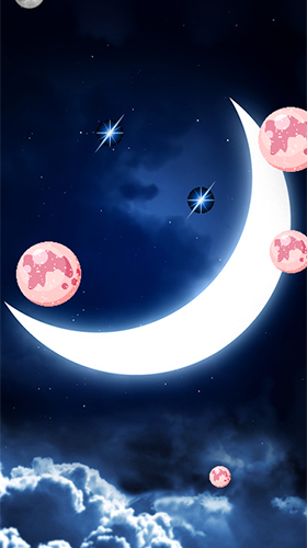 A lua  - baixar grátis papel de parede animado Fantasia para Android.