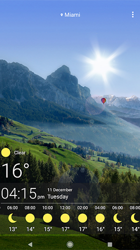 Tempo  - baixar grátis papel de parede animado Clima para Android.