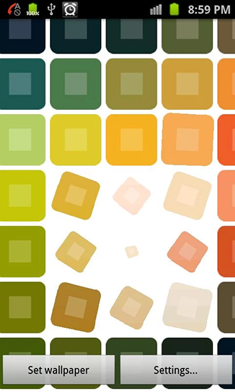Quadrados ativos - baixar grátis papel de parede animado Abstrato para Android.