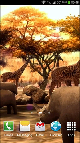 Baixar África 3D  - papel de parede animado gratuito para Android para desktop. 