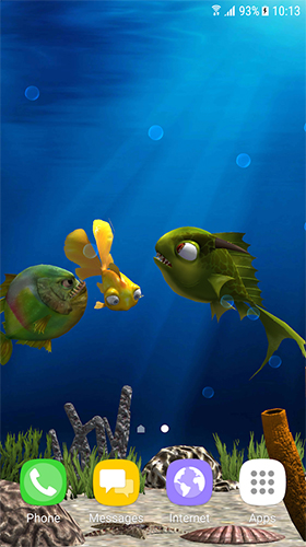 Baixar Peixes de aquário 3D  - papel de parede animado gratuito para Android para desktop. 