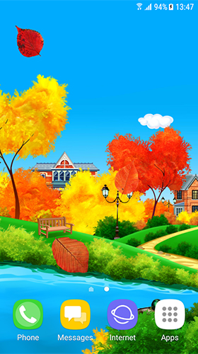 Baixar Dia de outono ensolarado  - papel de parede animado gratuito para Android para desktop. 