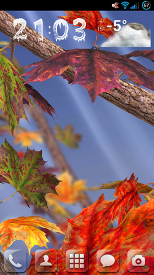 Baixar grátis o papel de parede animado Árvore de outono para celulares e tablets Android.