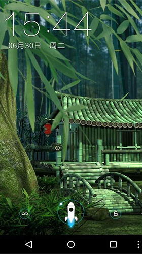 Baixar Casa de bambu 3D  - papel de parede animado gratuito para Android para desktop. 