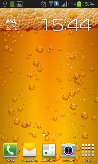 Cerveja - baixar grátis papel de parede animado para Android 4.3.