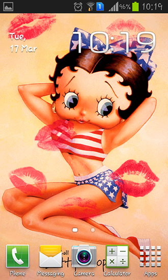 Betty Boop - baixar grátis papel de parede animado Meninas para Android.