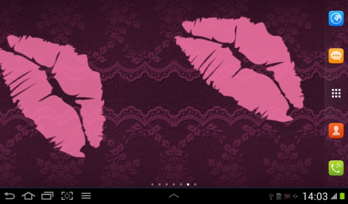 Baixar grátis o papel de parede animado Preto e rosa para celulares e tablets Android.