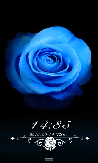 Feiticeira azul - baixar grátis papel de parede animado Flores para Android.
