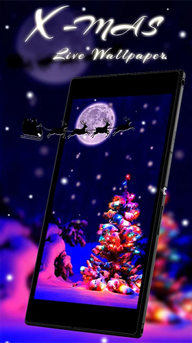 Baixar Árvore de Natal  - papel de parede animado gratuito para Android para desktop. 