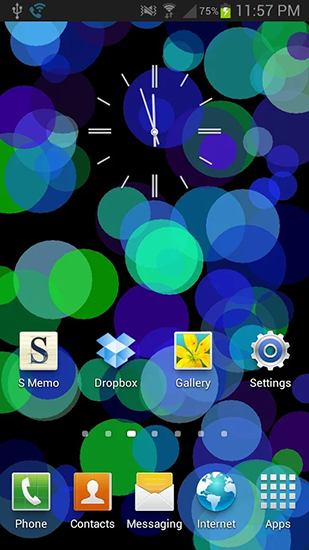 Baixar grátis o papel de parede animado Círculos para celulares e tablets Android.