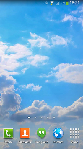 Baixar Nuvens HD 5  - papel de parede animado gratuito para Android para desktop. 