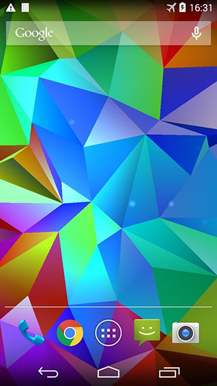 Baixar grátis o papel de parede animado Cristal 3D para celulares e tablets Android.