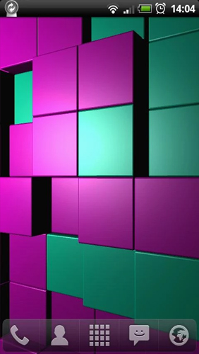 Baixar Cubos movendo  - papel de parede animado gratuito para Android para desktop. 