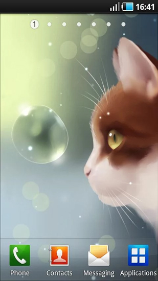 Baixar Gato curioso  - papel de parede animado gratuito para Android para desktop. 
