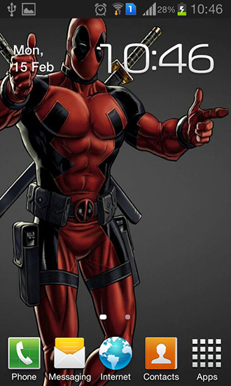 Deadpool - baixar grátis papel de parede animado Cinema para Android.