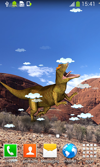Baixar grátis o papel de parede animado Dinossauro para celulares e tablets Android.