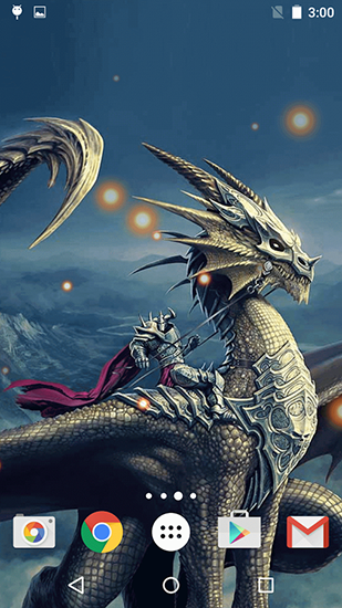 Dragões - baixar grátis papel de parede animado Fantasia para Android.