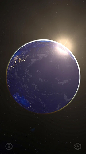 Baixar Terra e Lua 3D  - papel de parede animado gratuito para Android para desktop. 