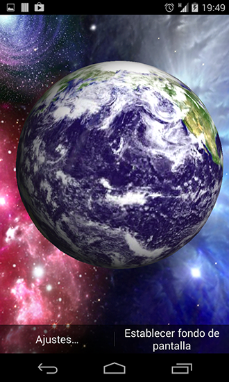 Terra 3D - baixar grátis papel de parede animado Espaço para Android.