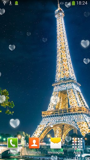 Baixar grátis o papel de parede animado Torre Eiffel: Paris para celulares e tablets Android.