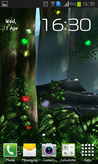 Floresta mágica - baixar grátis papel de parede animado para Android 4.1.
