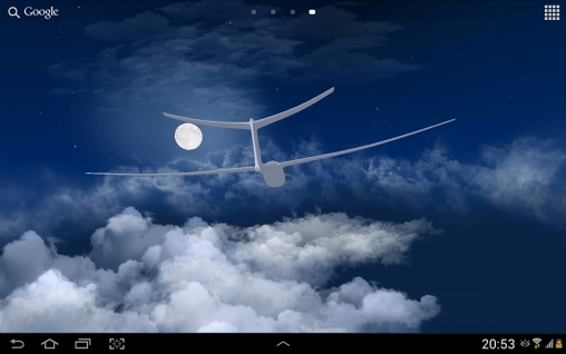 Baixar grátis o papel de parede animado Voo no céu 3D para celulares e tablets Android.