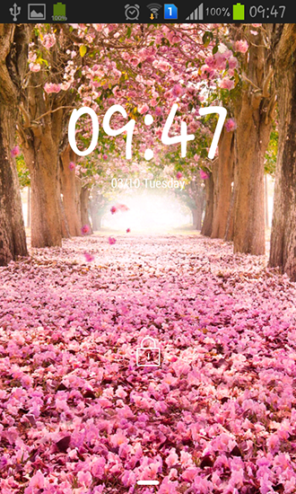 Árvore de flor - baixar grátis papel de parede animado para Android 4.1.