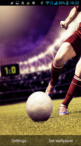 Baixar Futebol  - papel de parede animado gratuito para Android para desktop. 