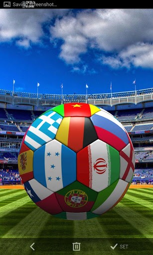Futebol 3D - baixar grátis papel de parede animado Esportes para Android.
