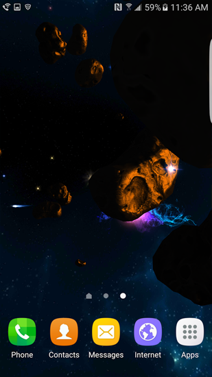 Baixar Exploração de galáxias  - papel de parede animado gratuito para Android para desktop. 