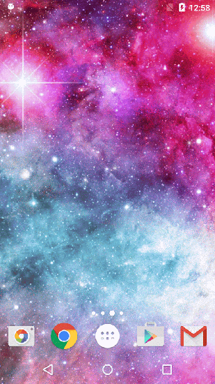 Galáxia - baixar grátis papel de parede animado Espaço para Android.