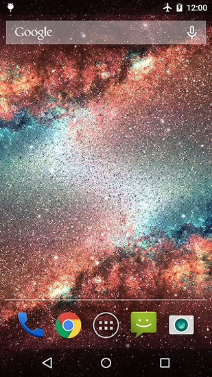 Poeira de galáxia - baixar grátis papel de parede animado Espaço para Android.
