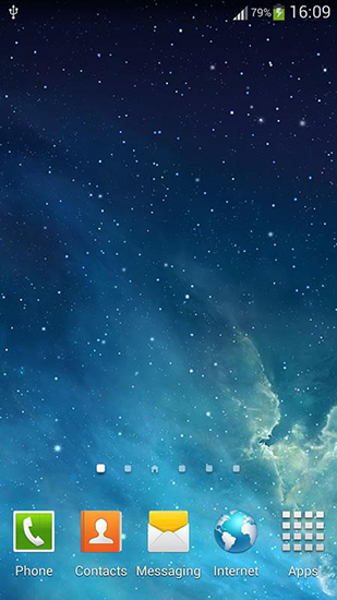 Galáxia: Paralaxe - baixar grátis papel de parede animado para Android 6.0.