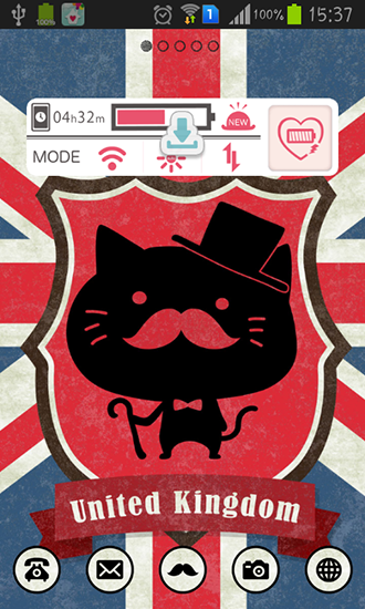 Baixar grátis o papel de parede animado Gato gentil para celulares e tablets Android.