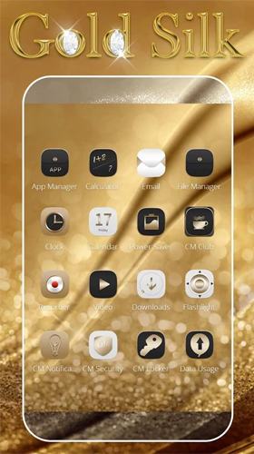 Baixar Seda dourada  - papel de parede animado gratuito para Android para desktop. 
