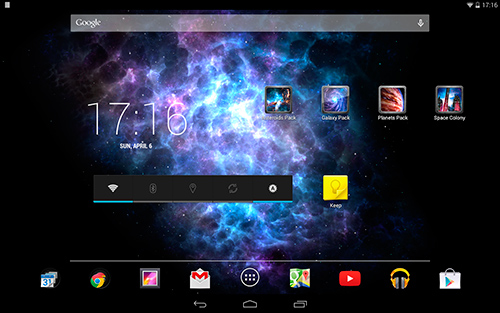 Baixar grátis o papel de parede animado Galáxia de gelo para celulares e tablets Android.
