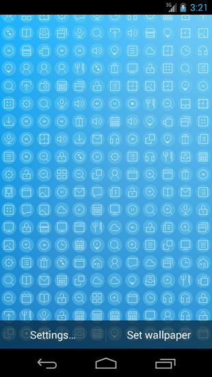 Iconografia - baixar grátis papel de parede animado Logotipos para Android.