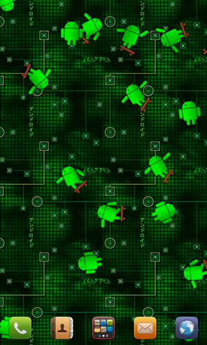 Androids do Jack - baixar grátis papel de parede animado para Android 4.0.
