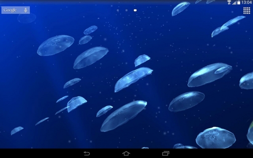 Águas-vivas 3D - baixar grátis papel de parede animado Interativo para Android.