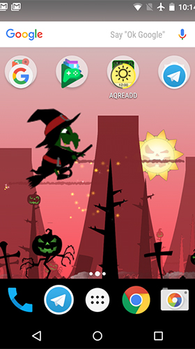 Baixar Planeta da bruxinha  - papel de parede animado gratuito para Android para desktop. 