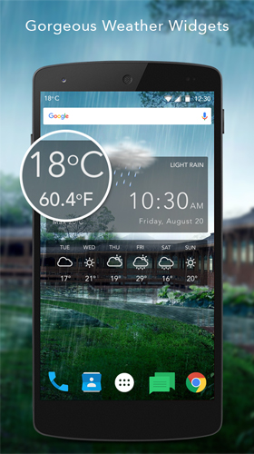 Baixar Clima ao vivo  - papel de parede animado gratuito para Android para desktop. 