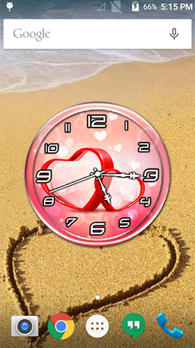 Baixar Amor: Relógio  - papel de parede animado gratuito para Android para desktop. 