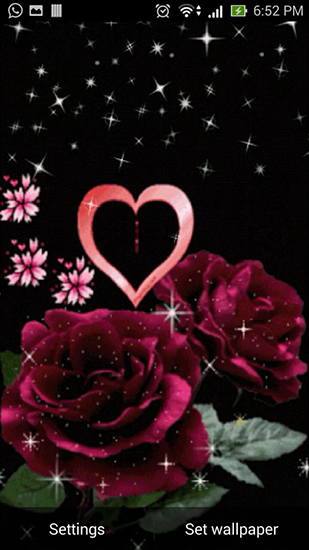 Amor - baixar grátis papel de parede animado Flores para Android.
