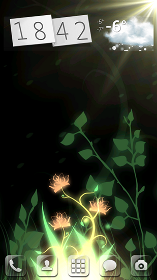 Vida mística - baixar grátis papel de parede animado Flores para Android.