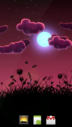 Baixar Natureza noturna  - papel de parede animado gratuito para Android para desktop. 