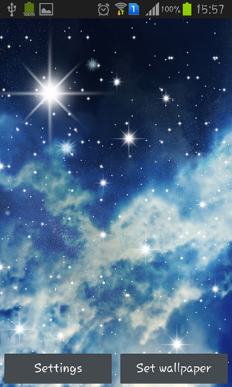 Céu noturno - baixar grátis papel de parede animado para Android 2.1.