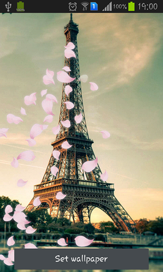 Paris: Torre de Eiffel - baixar grátis papel de parede animado Arquitetura para Android.