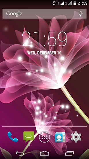 Baixar grátis o papel de parede animado Lótus cor de rosa para celulares e tablets Android.